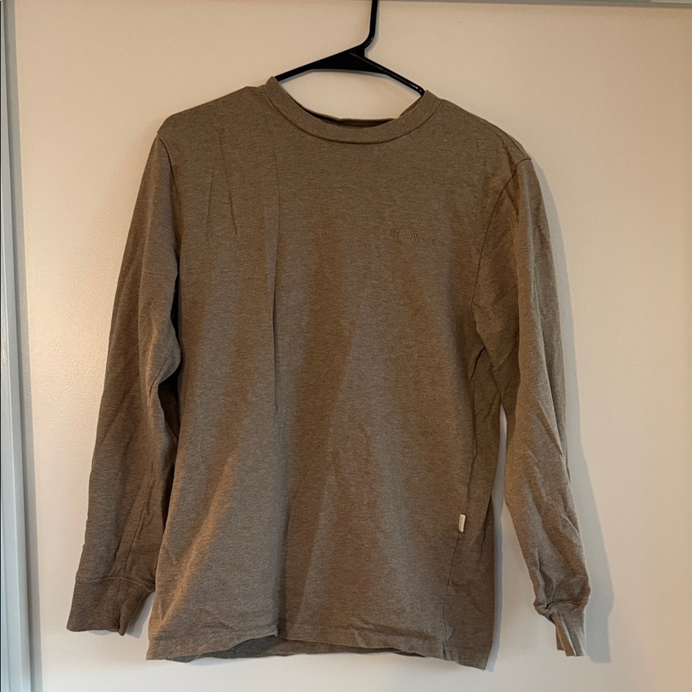 Aimé Leon Dore Men's Brown / Beige Long Sleeve Shirt